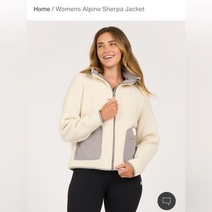 Vuori Alpine Sherpa Jacket in Natural